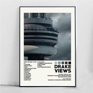 Mt Drake Rapper Music Singer Star Views Album Poster Wall Art Picture Canvas Painting Poster Prints 