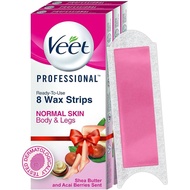 Veet Strip Hair Removal Sheet 1 Box Contains 8 Sheets Of Wax For Normal Skin. Imported From India