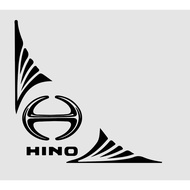 STICKER HINO, DESIGN HINO SESUAI UNTUK CERMIN DAN BODY LORRY, STICKER LORI