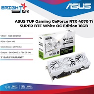 ASUS TUF Gaming GeForce RTX 4070 Ti SUPER BTF White OC Edition 16GB GDDR6X