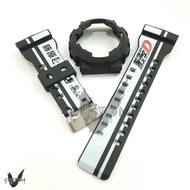 (Vcustom) GA / GD / GAX / GLX -100 ,110 , 120 CUSTOM PRINTING " INITIAL D " BAND AND BEZEL WATCH STR