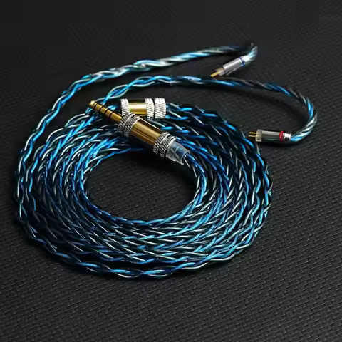 XINHS H06 8N Single Crystal Copper Shielded Coaxial+8N Single Crystal Copper Silver Plated Earphone 