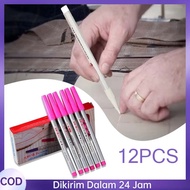 12pcs Water Erasable Pen Can Be Erased In Water Cloth Marker Can Remove Magic Pen Point Sign
