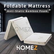 3 inch Foldable Anti-Static Bamboo Foam Mattress with Portable Carry Bag / Tilam Single / Tilam Baby