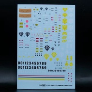 請睇info：MG Zaku II F2 Type (Kimberlite Base Type) Gundam decal 渣古 F2型(金巴萊德基地型) 螢光高達水貼