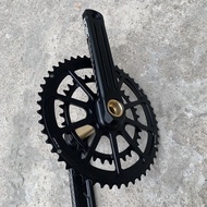 DECA 2-stage aluminum disc crank, 34- 50T 165mm, sports bike