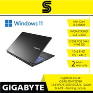 GIGABYTE G5-KE 52MY263SH - Gaming Laptop (15.6 FHD IPS 144HZ/ I5-12500H/8GB/512GB NVME SSD/NVIDIA RTX3060P 6GB GDDR6/W11)