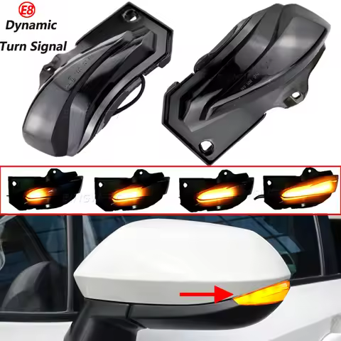 Smoked LED Dynamic Turn Signal Light Side Mirror Flashing Light For Toyota Corolla Sport E210 Sienta