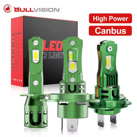 2PCS Mini 1:1 H7 LED Headlight Bulbs CANBUS H1 H4 H11 H8 H9 9005 9006 Super Bright CSP Turbo H7 with
