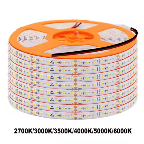 5m 10m RA98 LED Strip Light 2700K 3000K 3500K 4000K 5000K 6000K 12V 24V 2835 Flex Tape Stripe Hight 