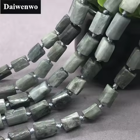 Natural Hawk's Eagle Eye Stone Prism Cube Beads Spacer Faceted Diy