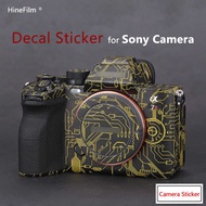 A7R5 A7M4 A7M3 Premium Decal Skin Camera para sa Sony A7RV A7IV A7C A7SIII A7S3 A1 FX30 FX3 Skin Pro