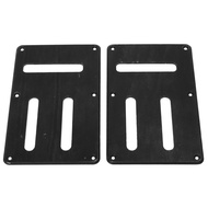 torachel1-PH 2 Pcs Electric Guitar Back Cover 6 Holes 3 Slot