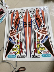 tem rời dán xe wave RSX 110 mẫu HP4