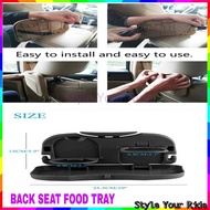 Folding Auto Cup Holder Car Back Seat Table Drink Food Tray Auto Travel Desk wira waja bezza axia sa