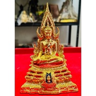 成功佛金娜啦佛祖金身 Phra Chinnaraj 脚約2寸，整体高度約5.5寸，底約3.5寸