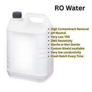 RO Water Purified Water for various use, aquarium, commercial, lab, cooking, drinking - 5L