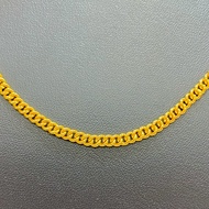 Rich 22K (916) Double Curb Link Gold Chain – Classic & Durable