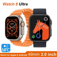 ZZOOI 2022 Smart Watch 8 Ultra NFC 2.0 " Screen Smartwatch Men Women Wireless Charging Fitness Bracelet For Apple Watch Series 8 7 IWO