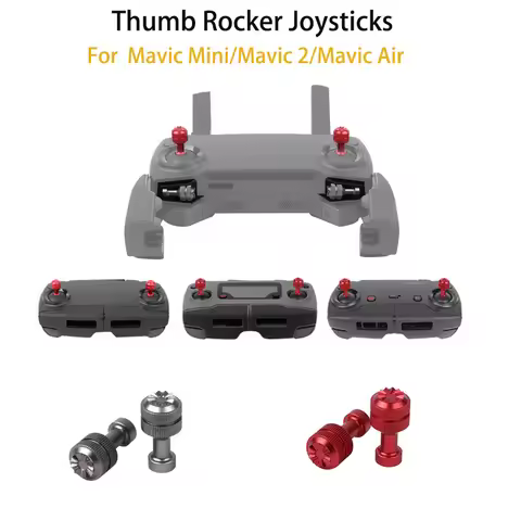 For DJI MINI SE Alloy Control Sticks Thumb Rocker Joysticks Lever For DJI Mavic Mini/Mavic 2/Mavic A