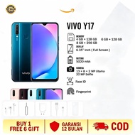 3-year store warranty, budget phone Y17, 8GB RAM + 256GB storage, 4G network, 6.35-inch screen, dual