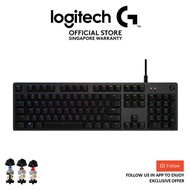 Logitech G512 RGB Mechanical Gaming Keyboard ,USB Passthrough(Choose Tactile/Linear/Clicky Switches)