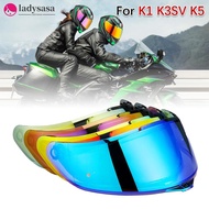 Ladysasa Motorcycle Helmet Visor Lens Shield Glasses Full face For AGV K5 K5S K5-S K3SV K1 K1S Compa
