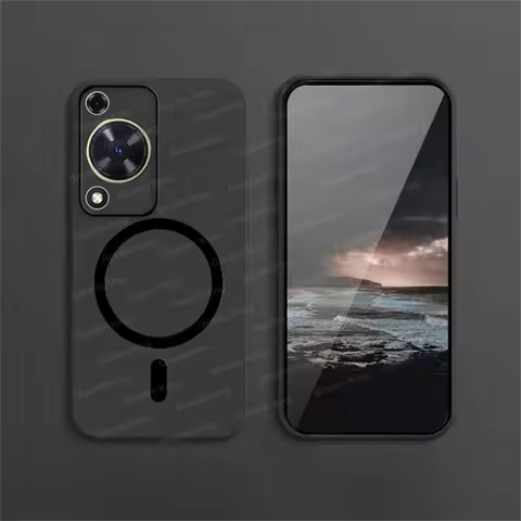 For Huawei Nova Y72 MGA-LX3 / Enjoy 70 FGD-AL00 Changxiang 70 Magnetic Case Black Wireless Charging 