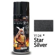 Sơn xịt màu xám đậm (xám chuột) lốc máy Yamaha Y124 samurai