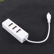 BUCKS Extension Cable USB 2.0 Multi-function OTG Hub 4 Ports Micro USB Converter