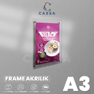 A3 Acrylic Wall Frame / Acrylic Wall Frame Acrylic Poster Display Frame