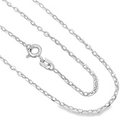 Top Cash Jewellery 9K White Gold Linking Chain