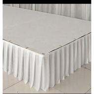 TABLE DECORATION/ SKIRT TABLE SKIRT 90CM HEIGHT X 600CM LENGTH