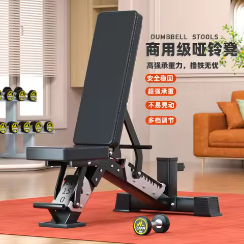 Adjustable Multi-Functional Dumbbell Bench, Professional Weight Bench for Bench Press, Home & Commer