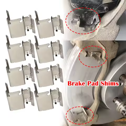 Car Brake Pad Fitting Shoe Hardware Shims Kit For PEUGEOT 1007 2008 207 208 3008 301 307 308 408 BOX