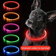Kolar Anjing Peliharaan dengan Lampu LED, Kolar Anjing Anti-Hilang Bercahaya, Kolar Anjing Boleh Dic