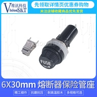 Black FUSE 6 * 30MM FUSE Clip FUSE Holder Glass Tube FUSE Holder FUSE