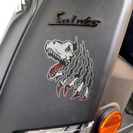 暴龍爪痕 1份包含左右邊 反光貼紙 機車貼紙 汽車貼紙 3M貼紙