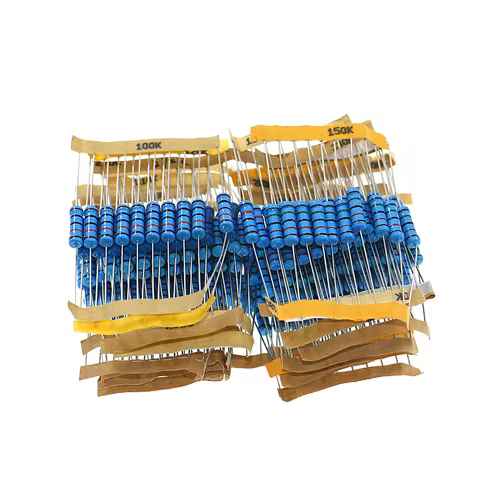 230pcs/lot Resistor Kit 2W 1% 23values X 10pcs Metal Film Resistor Assortment Kit Set 22 ohm - 1mohm