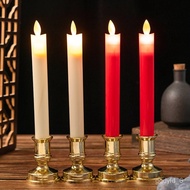 AT-🚀ElectronicLEDSimulation Candle Light Altar New Homehold Anti-Authenticity Flame Lamp Housewarming Wedding New Year D