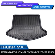 Cargo Liner Boot Tray For Mazda CX-5 CX5 MK2 2019 2018 2017 2nd Rear Trunk Cover Matt Mat Floor Carpet Kick Pad Mud Non-
