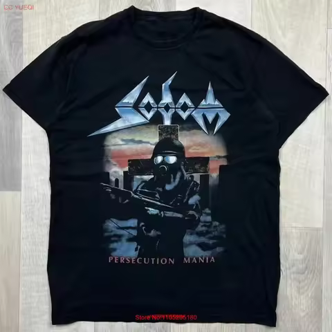New Sodom Persecution Mania For Fans S 5XL T Shirt 1LU373 vintage Washed fashion homme Top For Every