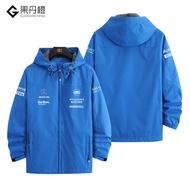 เสื้อแจ็คเก็ตเตอร์รี่กันหนาวสำหรับผู้ชาย F1 Williams Formula One Racing Jacket รุ่นใหม่ฤดูใบไม้ร่วงป