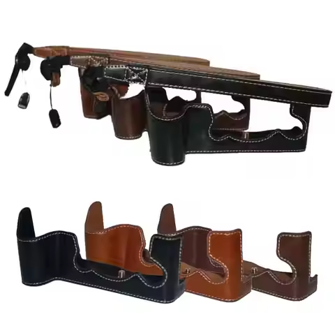 Battery Openning PU Leather Half Body Camera Bag Case For Fujifilm Fuji X-H1 XH1 Bottom Cover with S