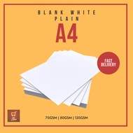 70gsm 80gsm 120gsm A4 Paper / Multipurpose Paper / Plain Paper / Kertas A4 Putih
