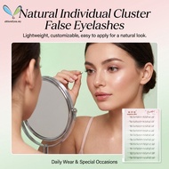 Press On Eyelashes Chinese Style - Transparent Stem Comfortable Lower Lashes