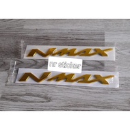Original embossed Yamaha Nmax logo emblem/ original Yamaha Nmax logo emblem/ Ori N-MAX logo emblem