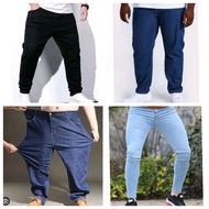 🇲🇾🇲🇾[BIG SIZE]🇲🇾 🔥🔥🔥 Skinny Slim fit (34"-52") Jeans Pant For Men's/Unisex