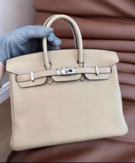 二手 98新 Birkin 風衣灰銀扣 Togo A 有盒有塵袋