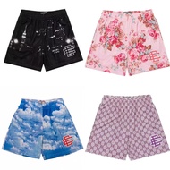 New Summer EE Basic Mesh Shorts Classic Floral Print 2026 Men's Fitness Basketball Sports Beach Shor